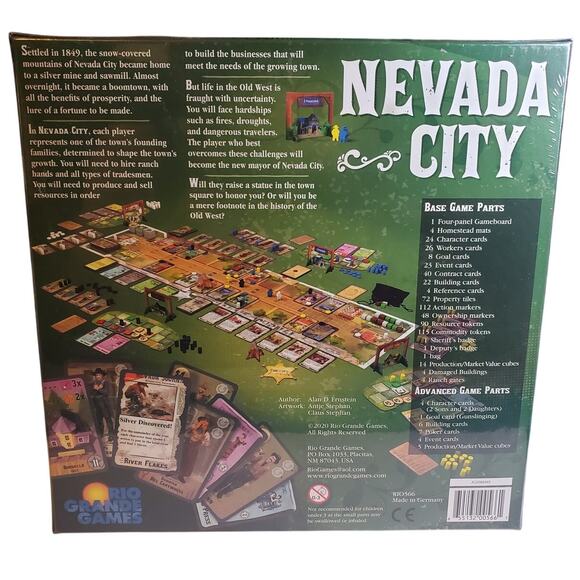 Nevada City Board Game - 2-4 Players - Picture 2 of 2